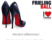 Tablet Screenshot of frielingball.tanzschulefrieling.de